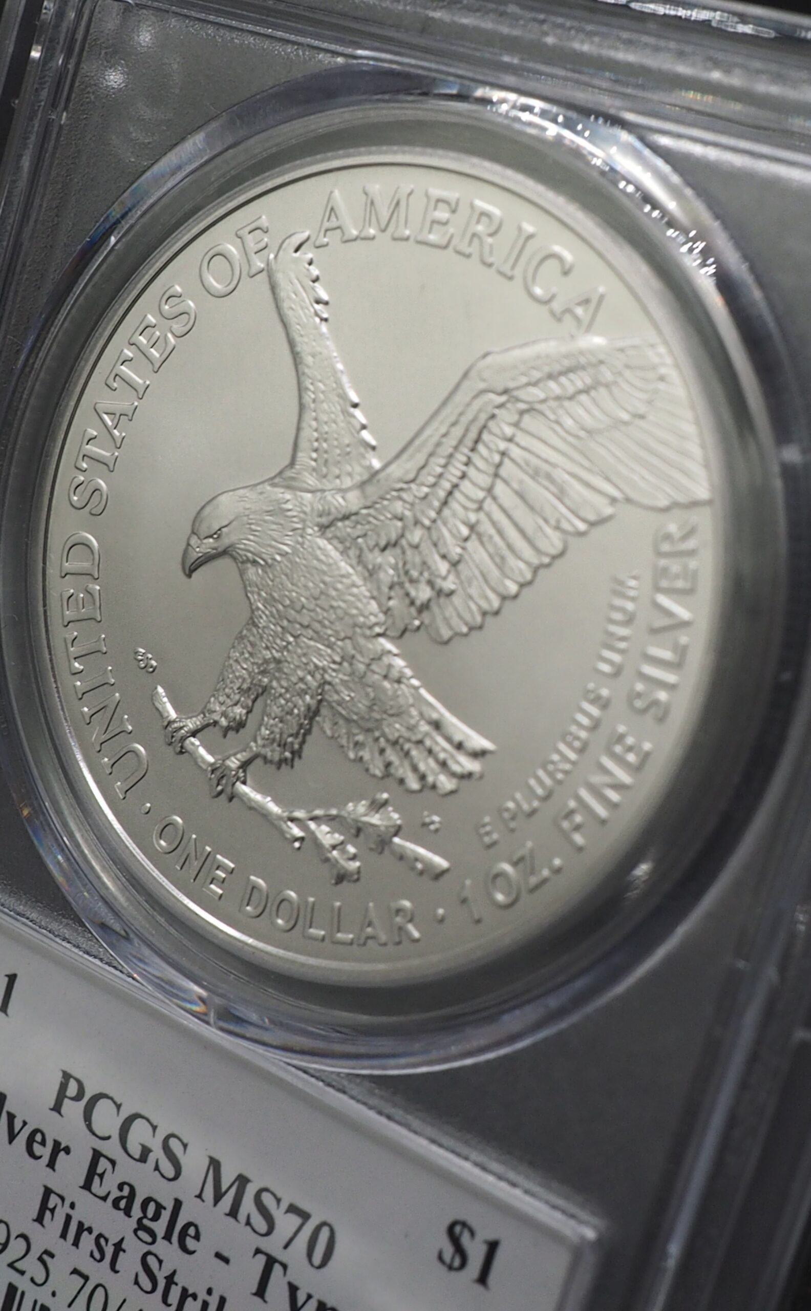 2021 American Silver Eagle (Type 2) MS-70 PCGS