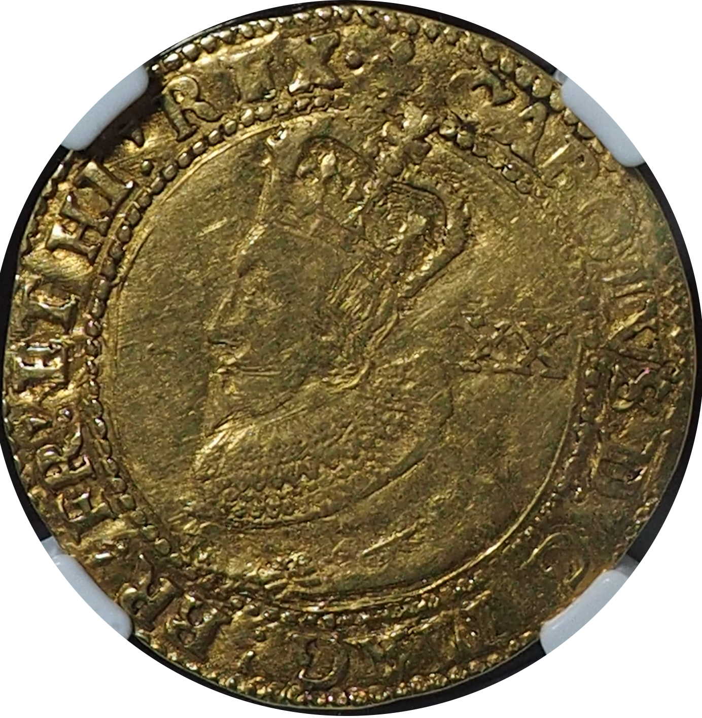 1625 NGC XF40 ENGLAND UNITE GOLD COIN MARSTON COLLECTION